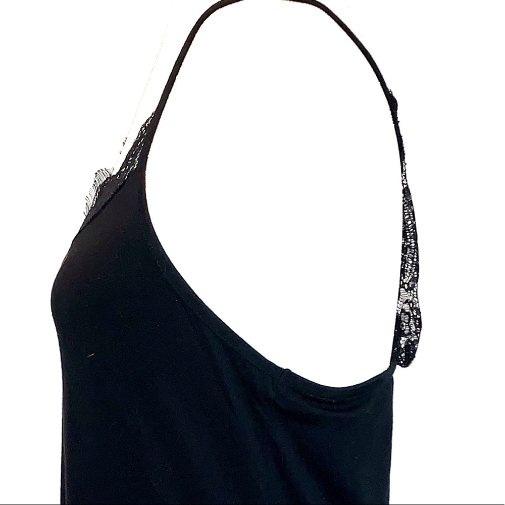 ⏰NEW Love to Lounge M black racer back slip dress - Picture 6 of 8